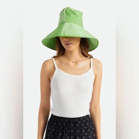Anthropologie-MADDIE PACKABLE BUCKET HAT Anthropologie x ASN – The Florette Pink Straw Bucket Hat for  main image 2
